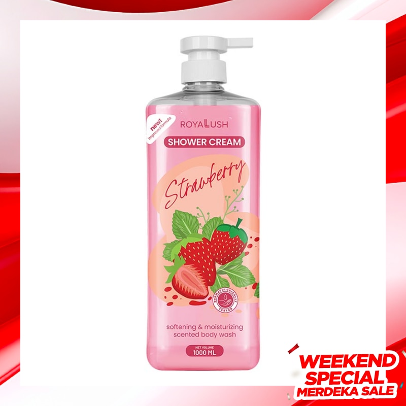 Royalush Shower Gel Strawberry 1000ml
