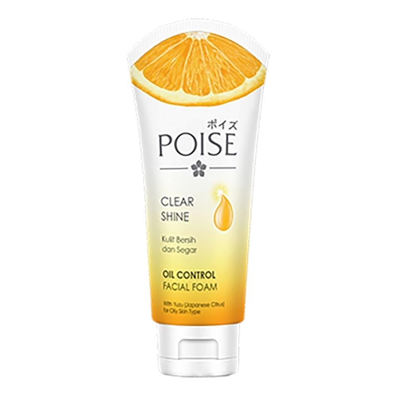 Poise Clear Shine Oil Control Facial Foam 100g