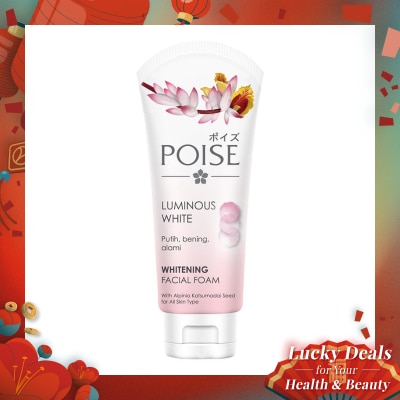POISE Poise Luminous White Whitening Facial Foam 100g