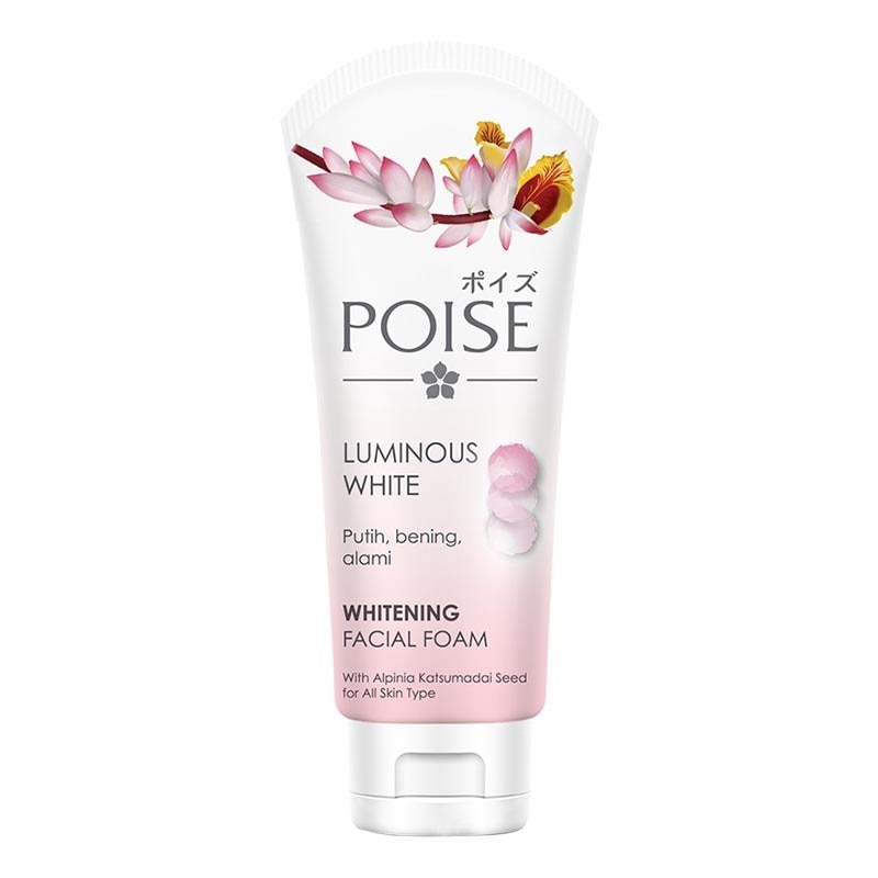 Poise Luminous White Whitening Facial Foam 100g