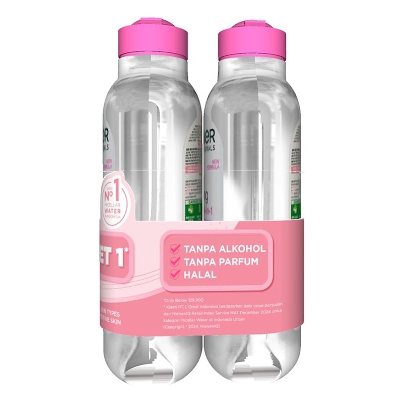 [Buy 1 Get 1] Micellar Cleansing Water Pink 400ml - Bundle