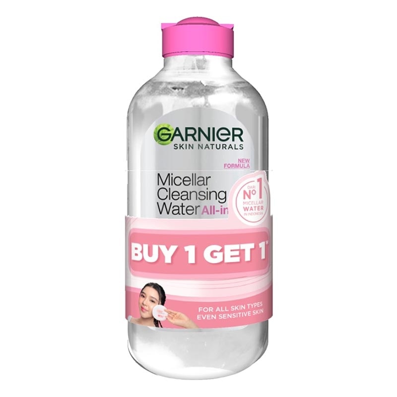 [Buy 1 Get 1] Micellar Cleansing Water Pink 400ml - Bundle