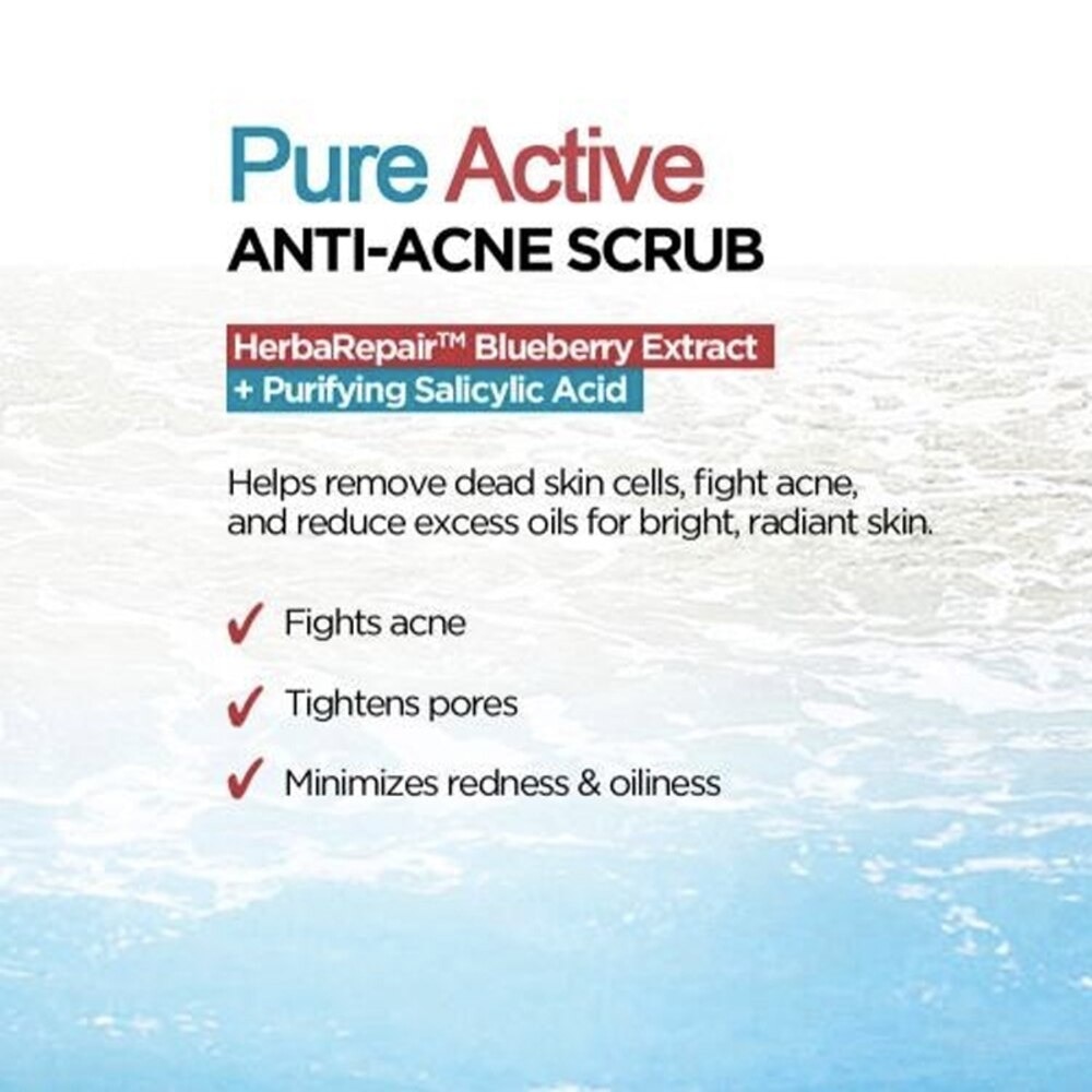 Pure Active Acne & Oil Clearing Scrub - 100ml