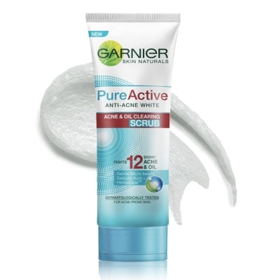 GARNIER Pure Active Acne &. Oil Clearing Scrub - 100ml