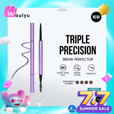 SOULYU - Triple Precision Brow Perfector 04 Soft Black 0.1g