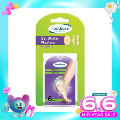 FOOTEASE BY WS - Gel Blister Plasters Assorted 6'S