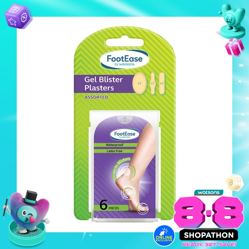 Gel Blister Plasters Assorted 6'S image