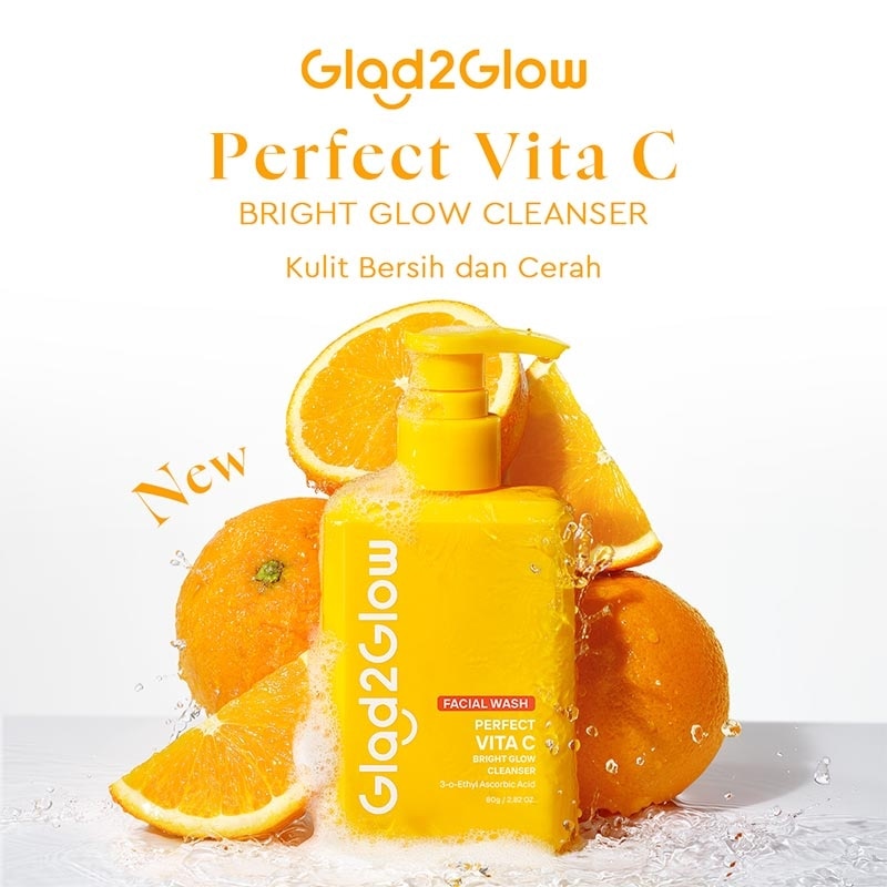 Glad2Glow Perfect Vita C Bright Glow Cleanser 80g