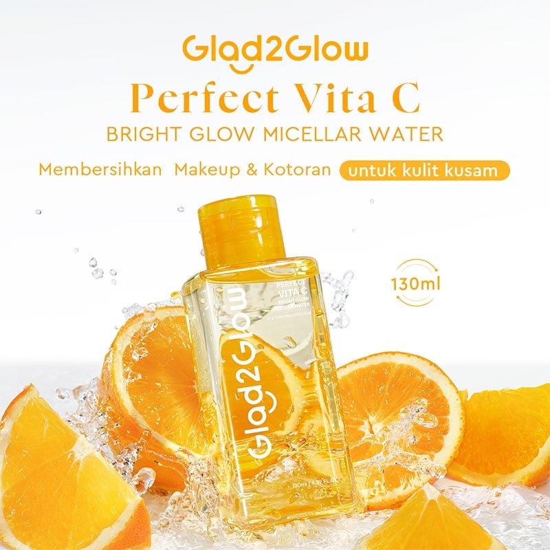 Glad2Glow Perfect Vita C Bright Glow Micellar Water 130ml