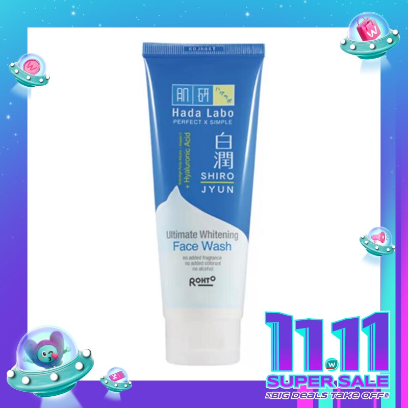 Hada Labo Shirojyun Ultimate Whitening Face Wash 100g