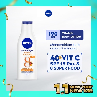 NIVEA Nivea Body Lotion Extra Bright Repair and Protect SPF15 190mL