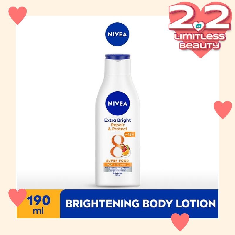 Promo Harga Nivea Body Lotion Extra White  Repair & Protect 200 ml - Watsons