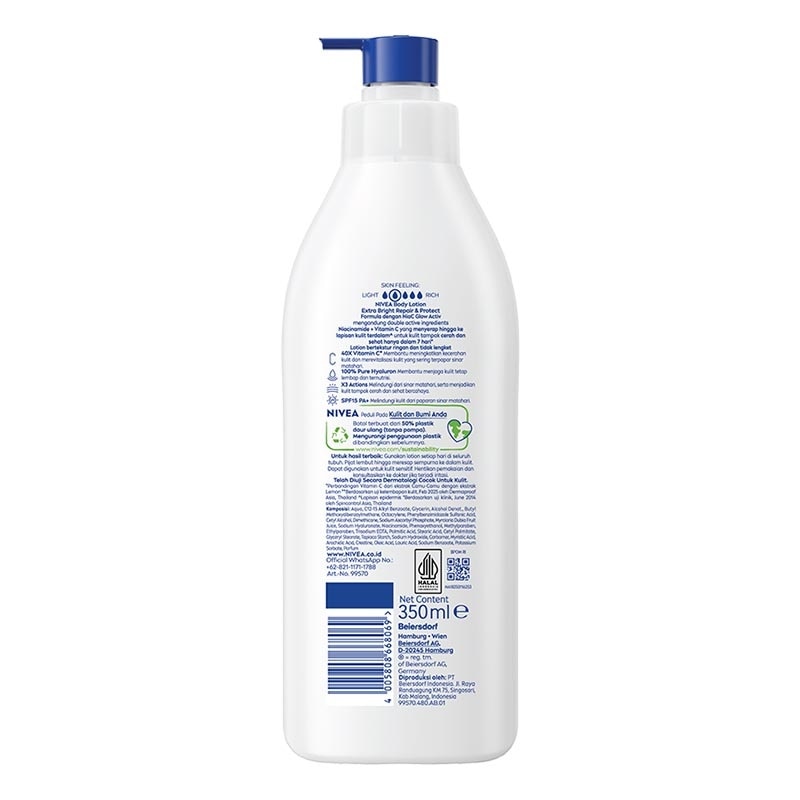 Body Lotion Extra Bright Repair & Protect SPF15 350ml image