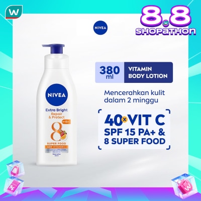 NIVEA Nivea Body Lotion Extra Bright Repair and Protect SPF15 380ml