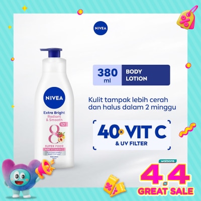 NIVEA - Nivea Body Lotion Extra Bright Radiant & Smooth UV Filter 380ml