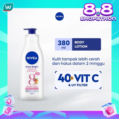 NIVEA Nivea Body Lotion Extra Bright Radiant & Smooth UV Filter 380ml