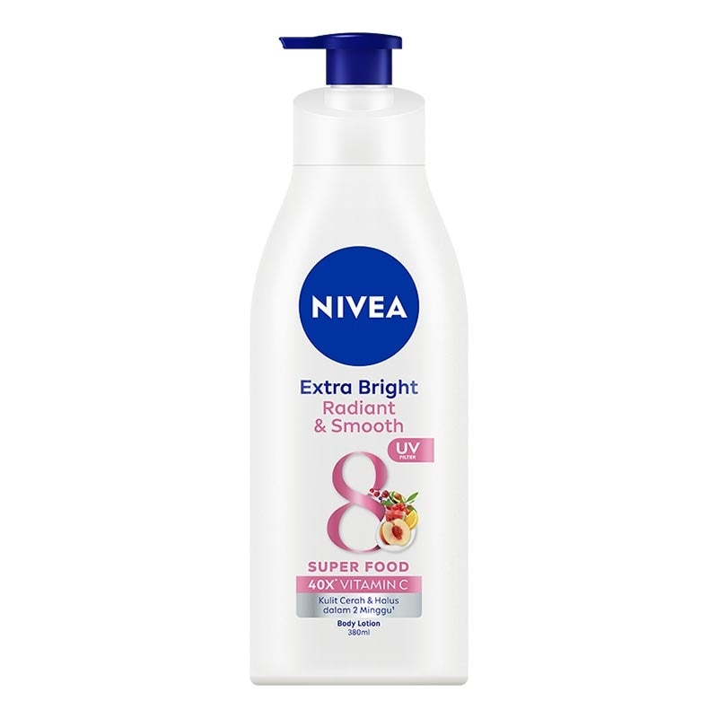 Nivea Body Lotion Extra Bright Radiant & Smooth UV Filter 380ml