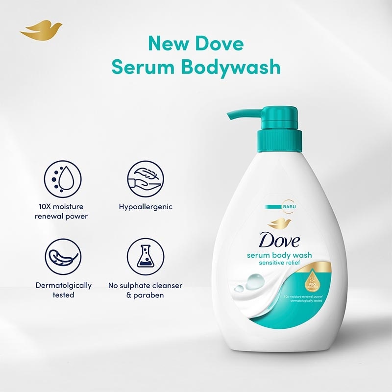 Serum Body Wash Pro-Ceramide Sensitive Relief Pump 550ml