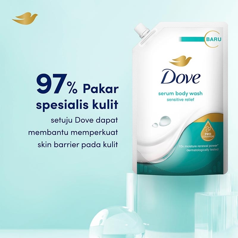 Serum Body Wash Pro-Ceramide Sensitive Relief Pouch 800ml