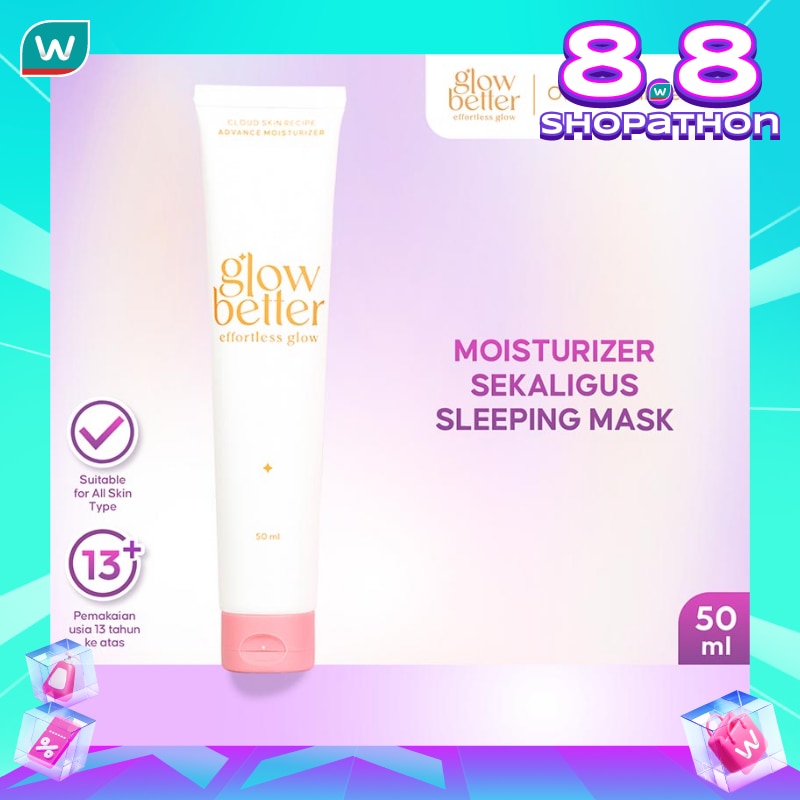 Glow Better Effortless Glow Cloud Skin Recipe Advanced Moisturizer 50g
