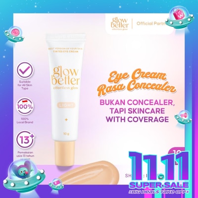 GLOW BETTER Glow Better Effortless Glow Tinted Eye Cream-Light 10g