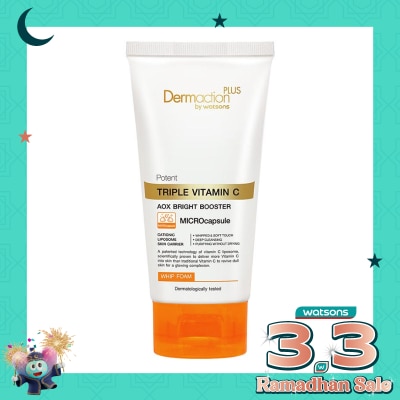 DERMACTION PLUS Potent Triple Vitamin C Whip Facial Foam 100 g