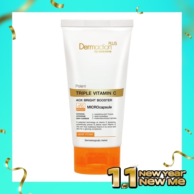 DERMACTION PLUS Potent Triple Vitamin C Whip Facial Foam 100 g