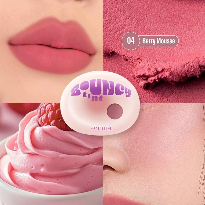 Emina Bouncy Tint 04 Berry Mousse 7.4g