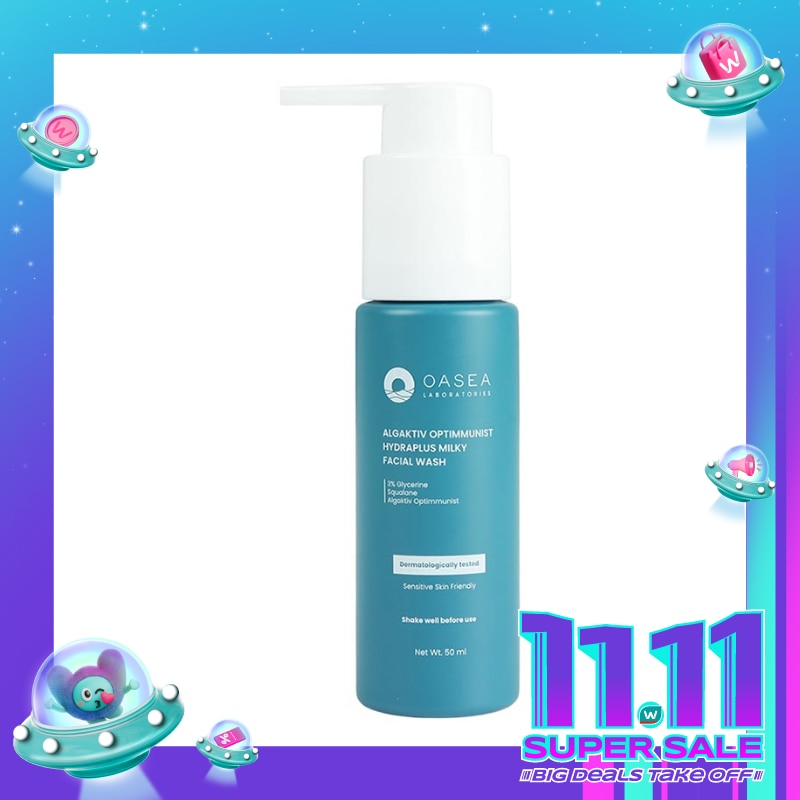 Oasea Algaktiv Optimmunist Hydraplus Milky Facial Wash 50ml
