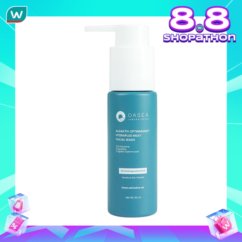 Oasea Algaktiv Optimmunist Hydraplus Milky Facial Wash 50ml
