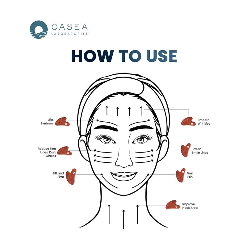 Oasea White Jade Gua Sha