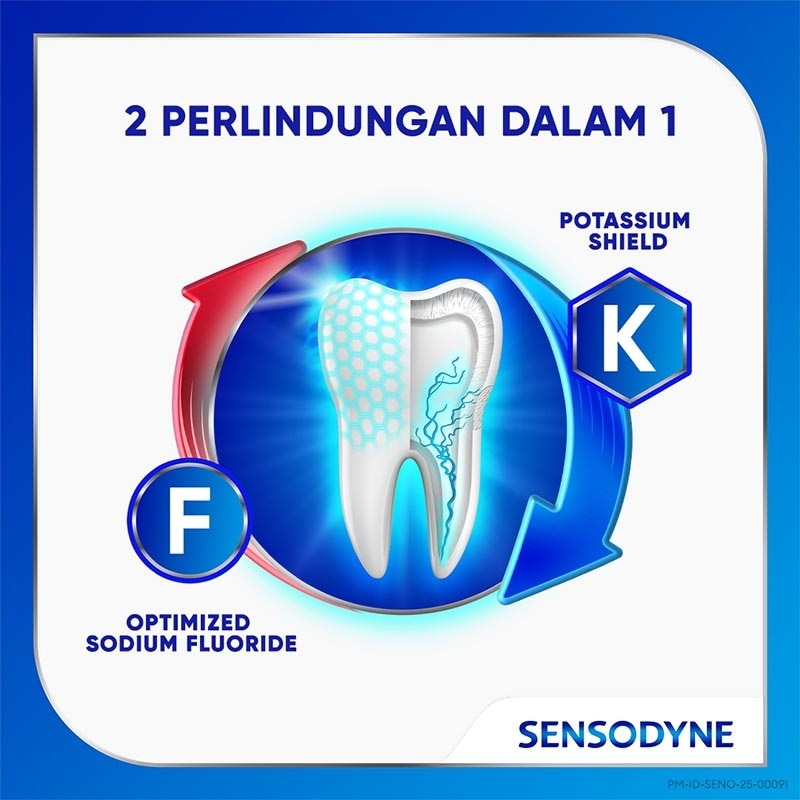 Sensodyne Toothpaste Cavity Sensitive 80g - Pasta Gigi Cegah Gigi Berlubang & Sensitif