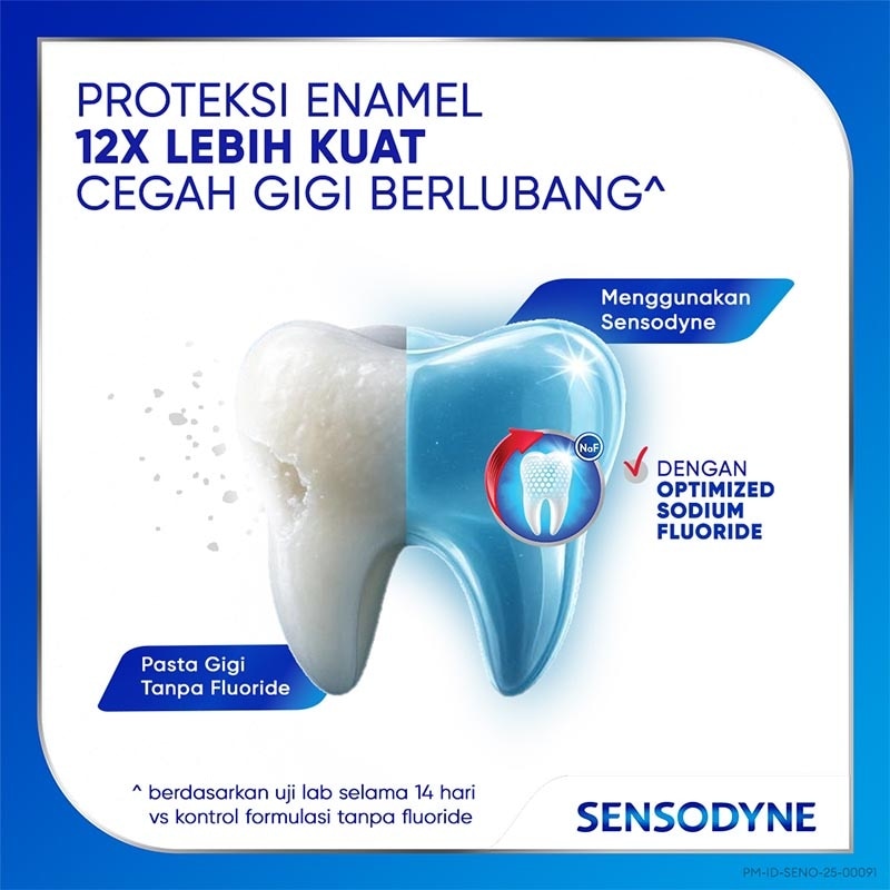 Sensodyne Toothpaste Cavity Sensitive 80g - Pasta Gigi Cegah Gigi Berlubang & Sensitif