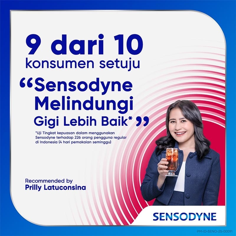 Sensodyne Toothpaste Cavity Sensitive 80g - Pasta Gigi Cegah Gigi Berlubang & Sensitif