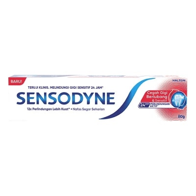 SENSODYNE Sensodyne Toothpaste Cavity Sensitive 80g - Pasta Gigi Cegah Gigi Berlubang & Sensitif