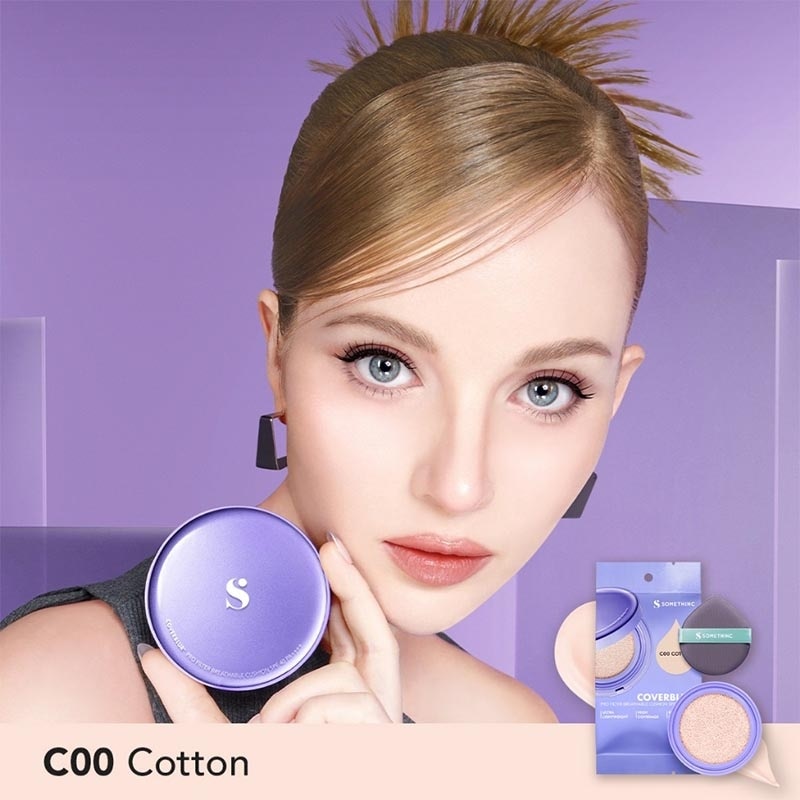 CoverBlur Pro Filter Breathable Cushion SPF 40 Pa++++ Refill C00 Cotton