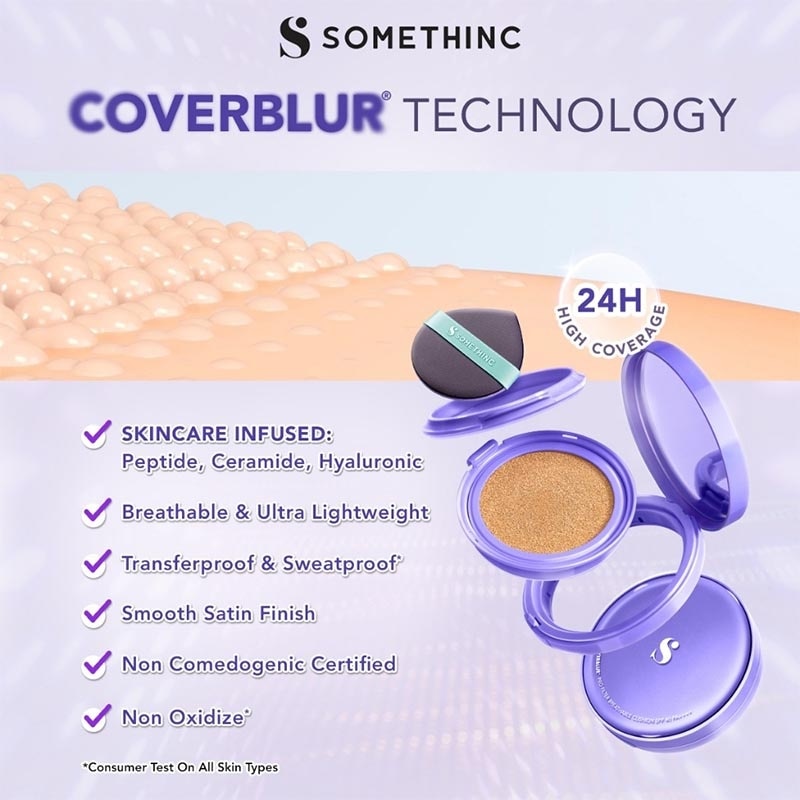 CoverBlur Pro Filter Breathable Cushion SPF 40 Pa++++ Refill C00 Cotton