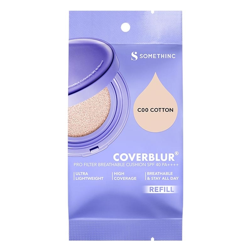 CoverBlur Pro Filter Breathable Cushion SPF 40 Pa++++ Refill C00 Cotton