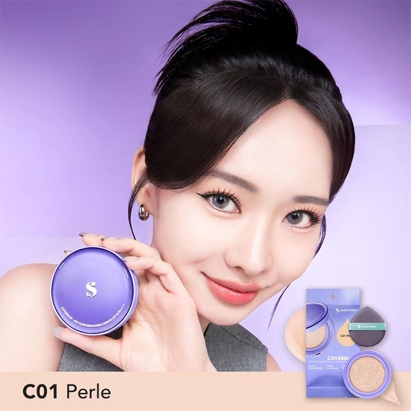 CoverBlur Pro Filter Breathable Cushion SPF 40 Pa++++ Refill C01 Perle