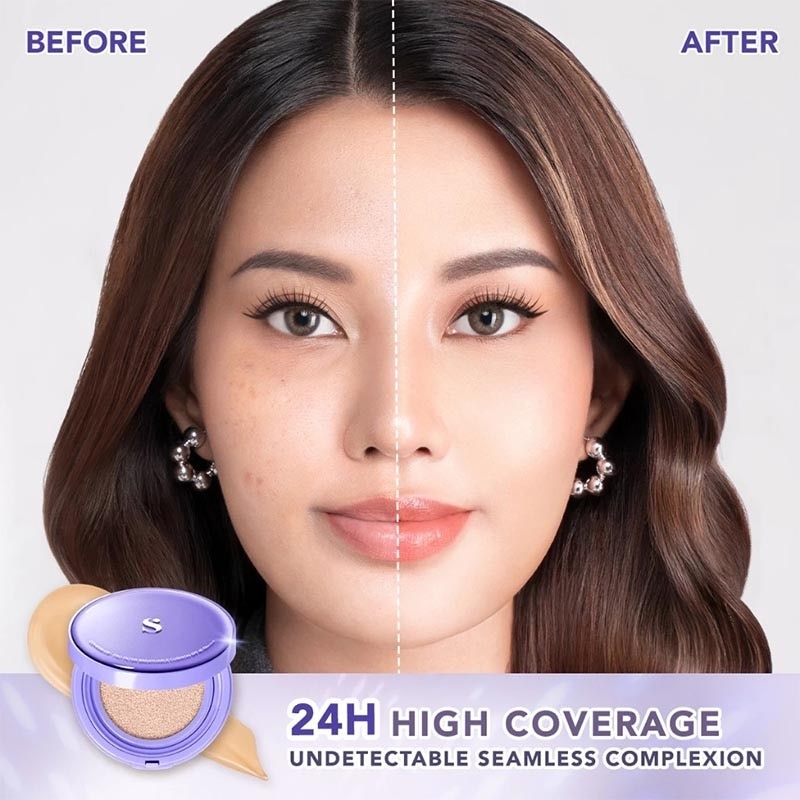 CoverBlur Pro Filter Breathable Cushion SPF 40 Pa++++ Refill C01 Perle