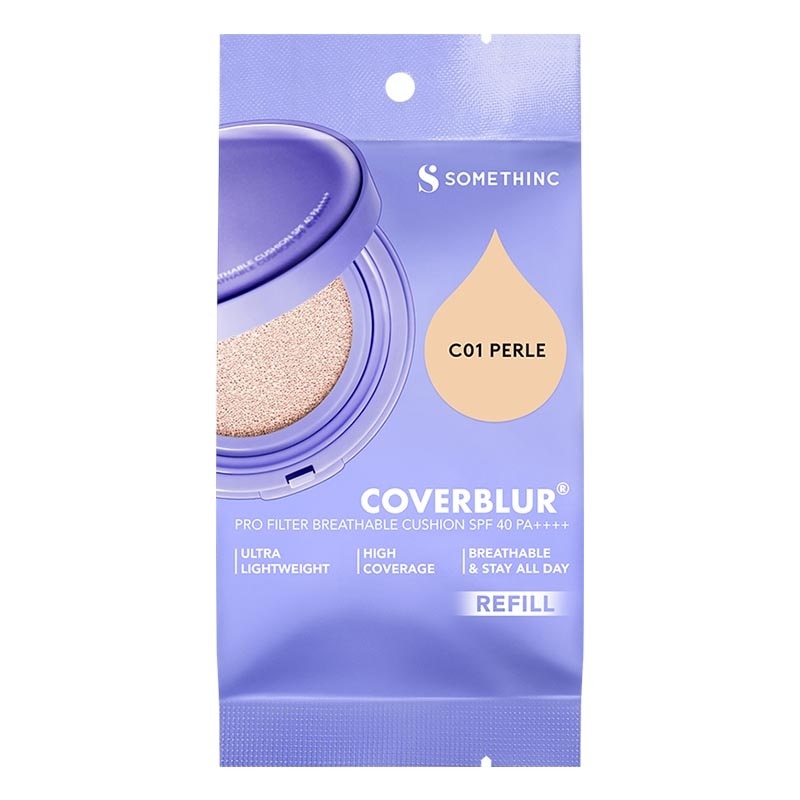 CoverBlur Pro Filter Breathable Cushion SPF 40 Pa++++ Refill C01 Perle