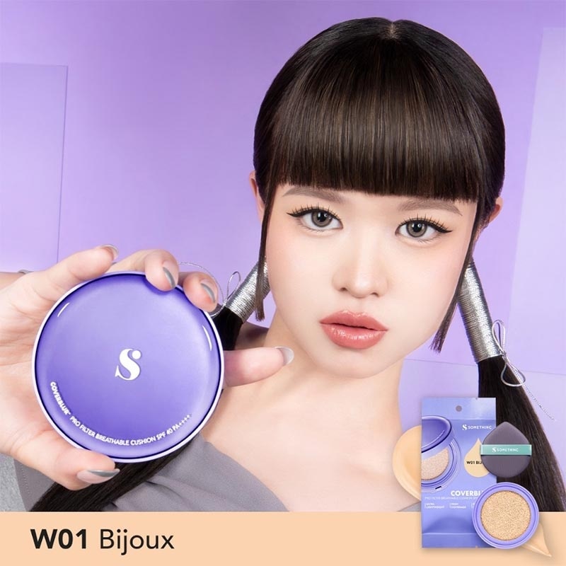 CoverBlur Pro Filter Breathable Cushion SPF 40 Pa++++ Refill W01 Bijoux