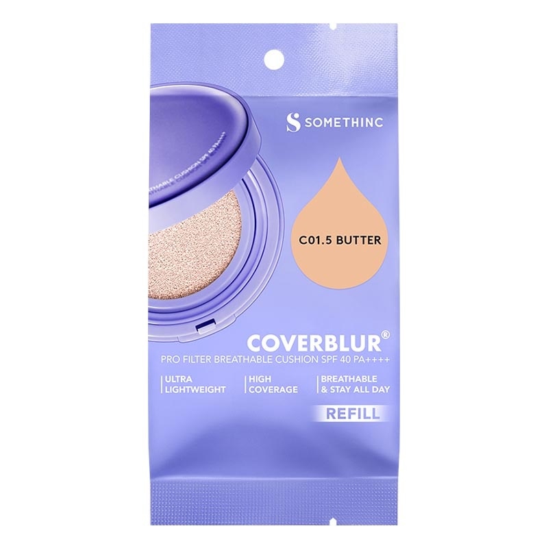 CoverBlur Pro Filter Breathable Cushion SPF 40 Pa++++ Refill C01.5 Buter