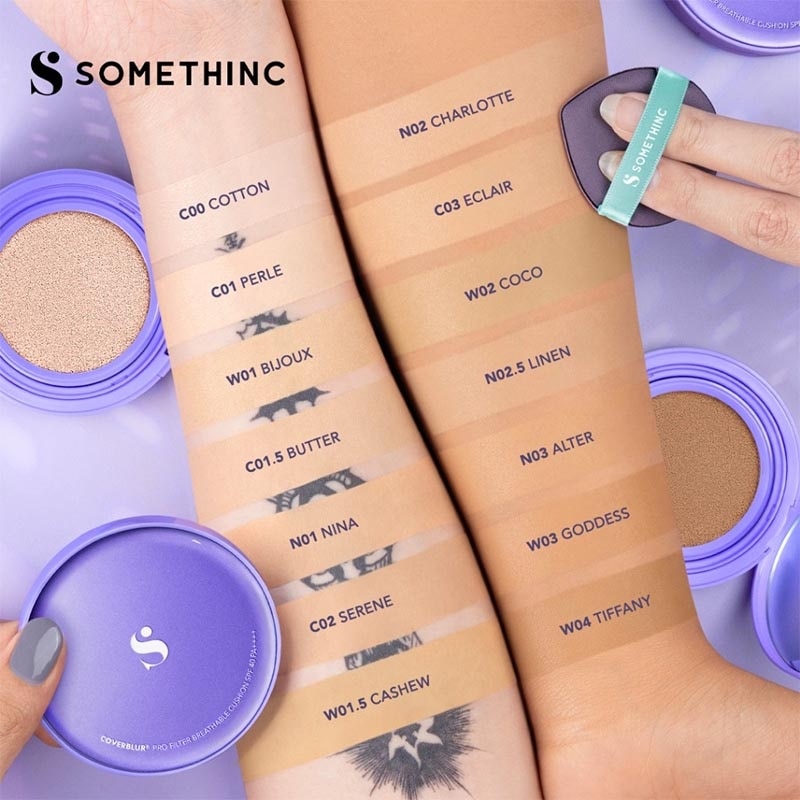 CoverBlur Pro Filter Breathable Cushion SPF 40 Pa++++ Refill N01 Nina