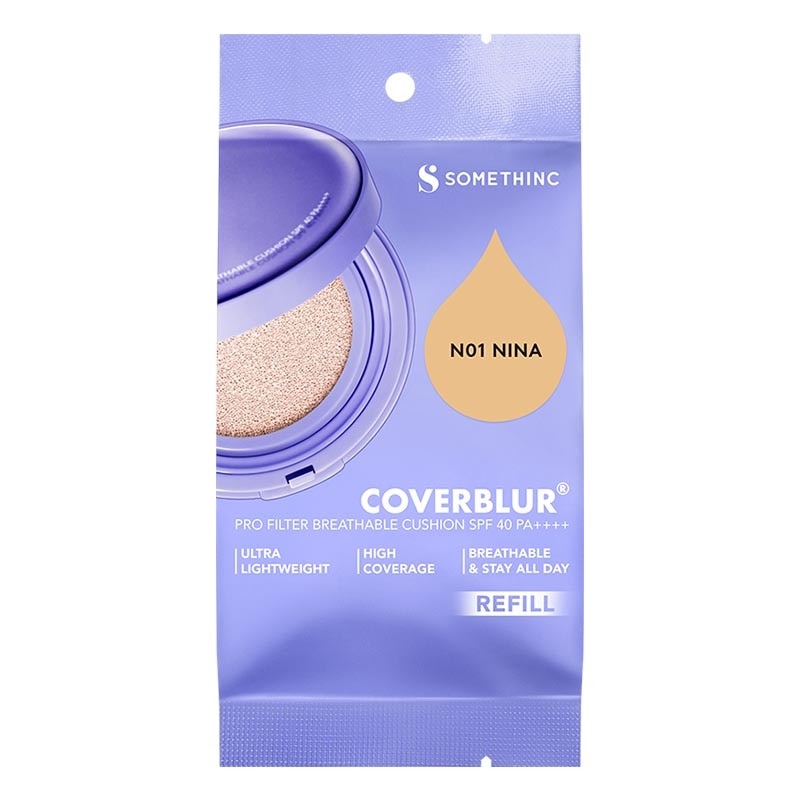 CoverBlur Pro Filter Breathable Cushion SPF 40 Pa++++ Refill N01 Nina