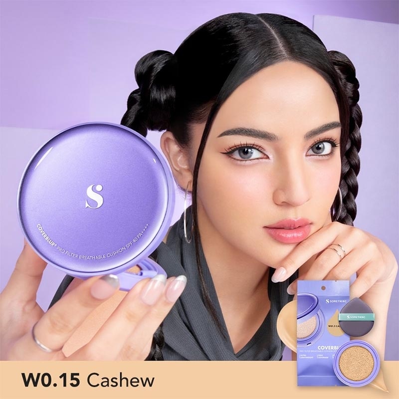 CoverBlur Pro Filter Breathable Cushion SPF 40 Pa++++ Refill W01.5 Cashew