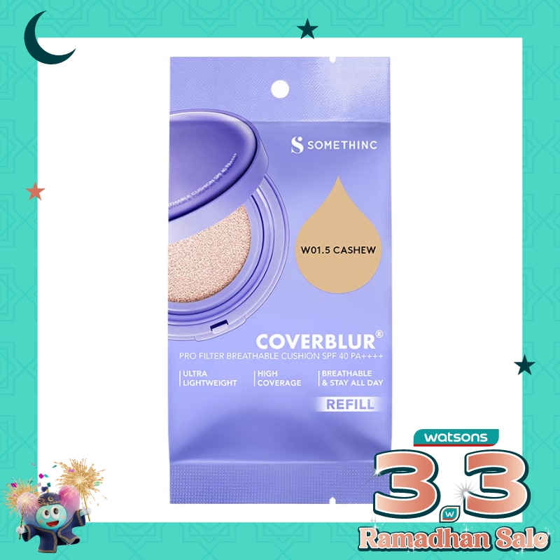 CoverBlur Pro Filter Breathable Cushion SPF 40 Pa++++ Refill W01.5 Cashew