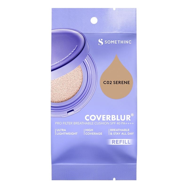 CoverBlur Pro Filter Breathable Cushion SPF 40 Pa++++ Refill C02 Serene