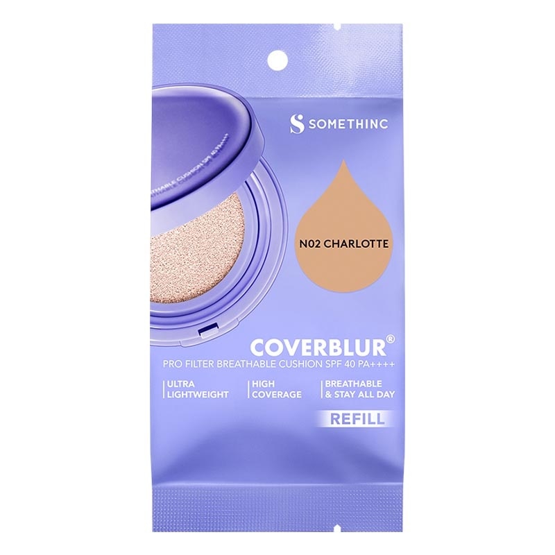 CoverBlur Pro Filter Breathable Cushion SPF 40 Pa++++ Refill N02 Charlo