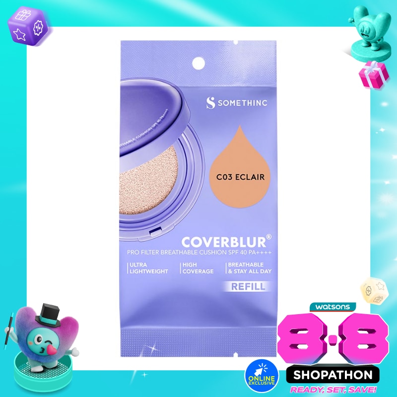 CoverBlur Pro Filter Breathable Cushion SPF 40 Pa++++ Refill C03 Éclair image